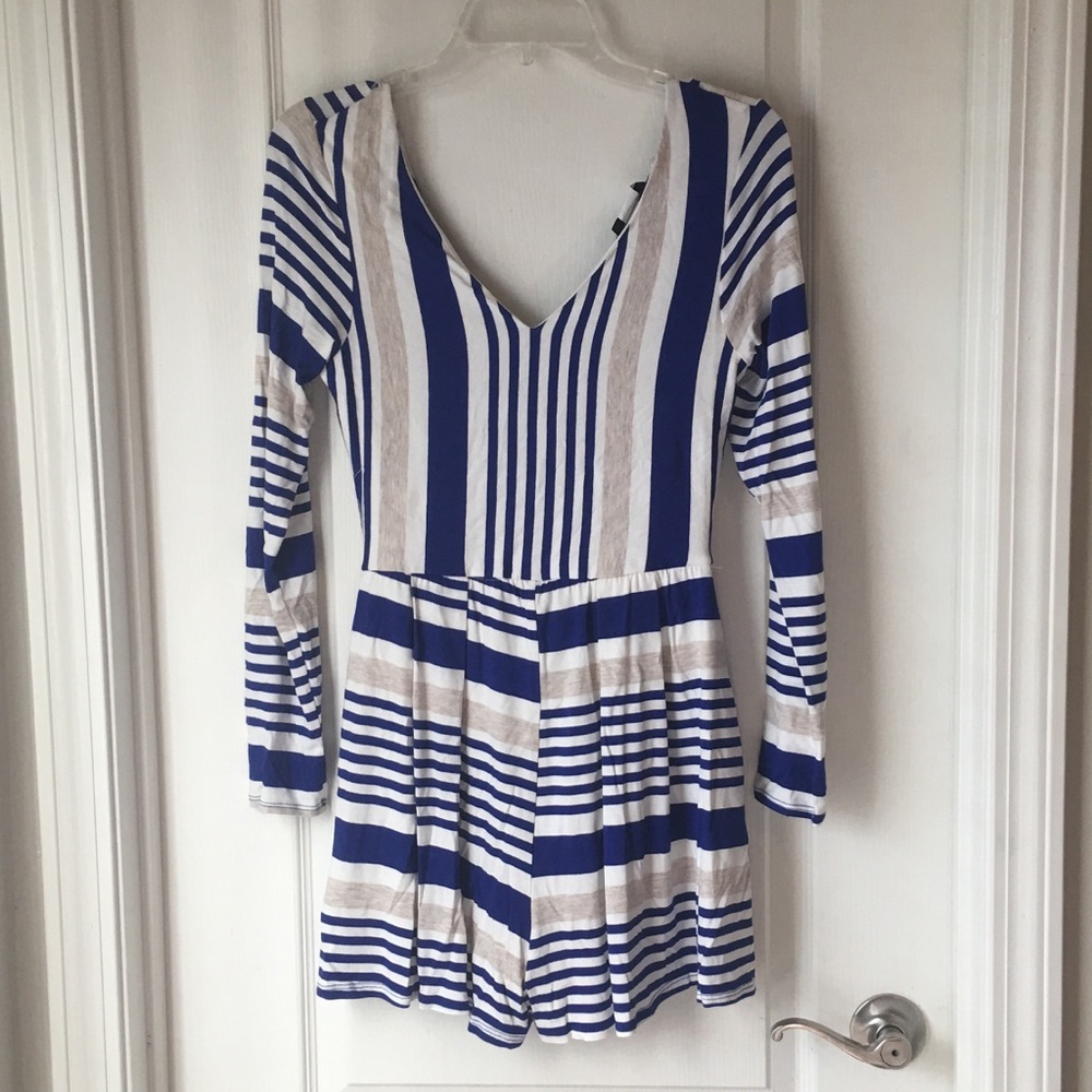 Stripped romper